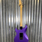 G&L USA 2022 Fullerton Deluxe Skyhawk HH Plum Metallic Guitar & Bag #1132 Used