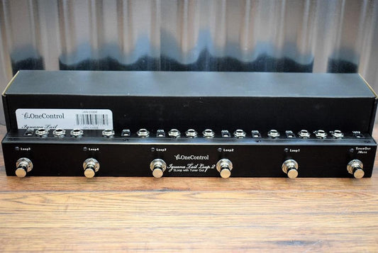 One Control Iguana Tail Loop 2 Five Effect Loop Switcher & Power Distributor Pedal