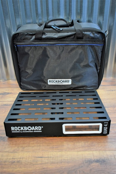 RockBoard by Warwick 4.1 QUAD Pedal Board w/ Touring ABS Case