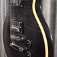 Hamer Archtop Flame Trans Black Double Cut Electric Guitar SATF-TBK #0925