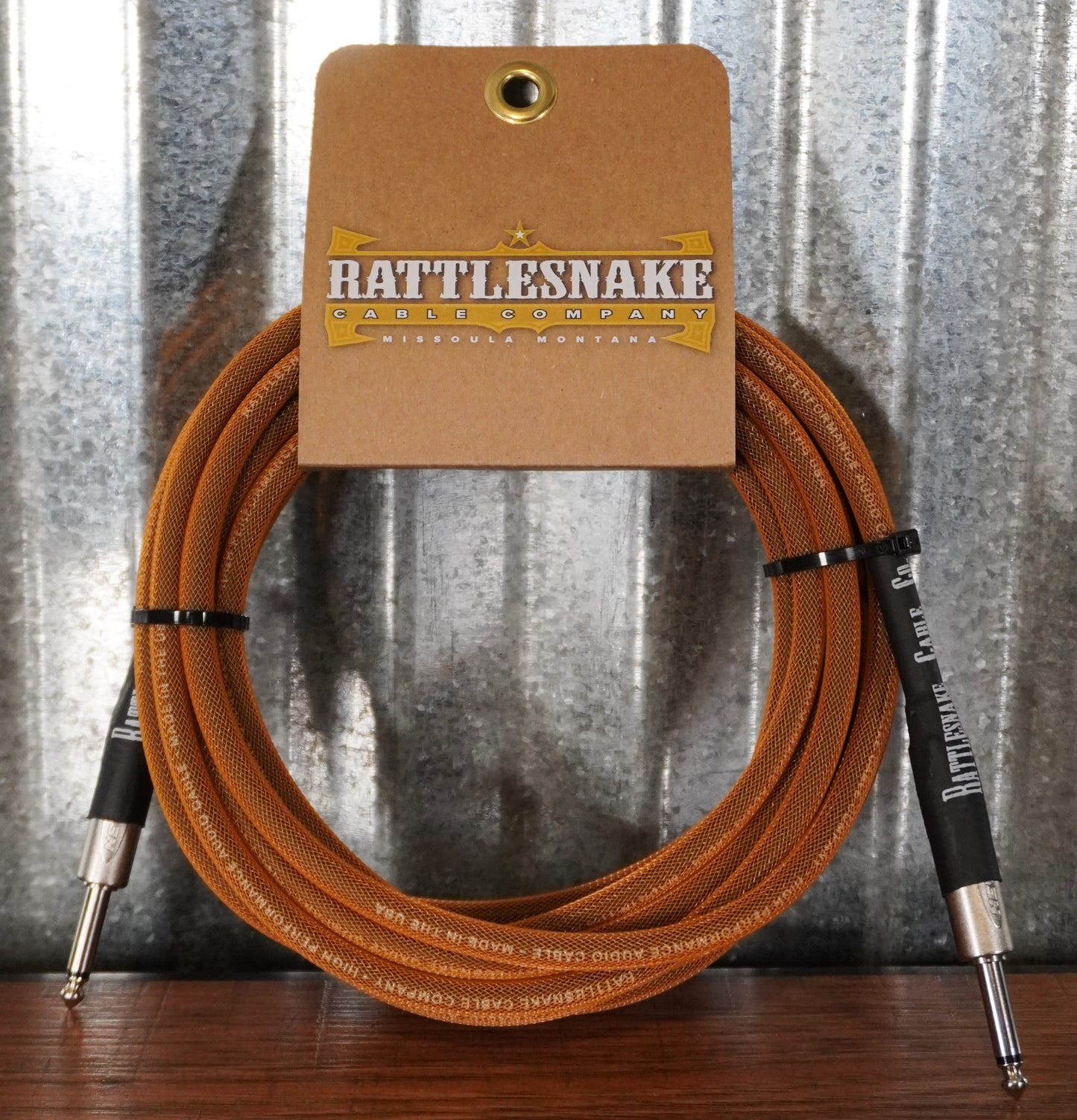 Rattlesnake Cable Co 20-ST-CP-S-NN 20' Standard Cable Copper Straight Plugs