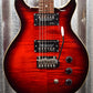 Hamer Archtop Flame Dark Cherry Wilkinson Tremolo Electric Guitar SATFW-DCB #1087