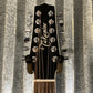 Takamine EF381SC12 Cutaway 12 String Acoustic Electric Guitar Black & Case Japan #0703