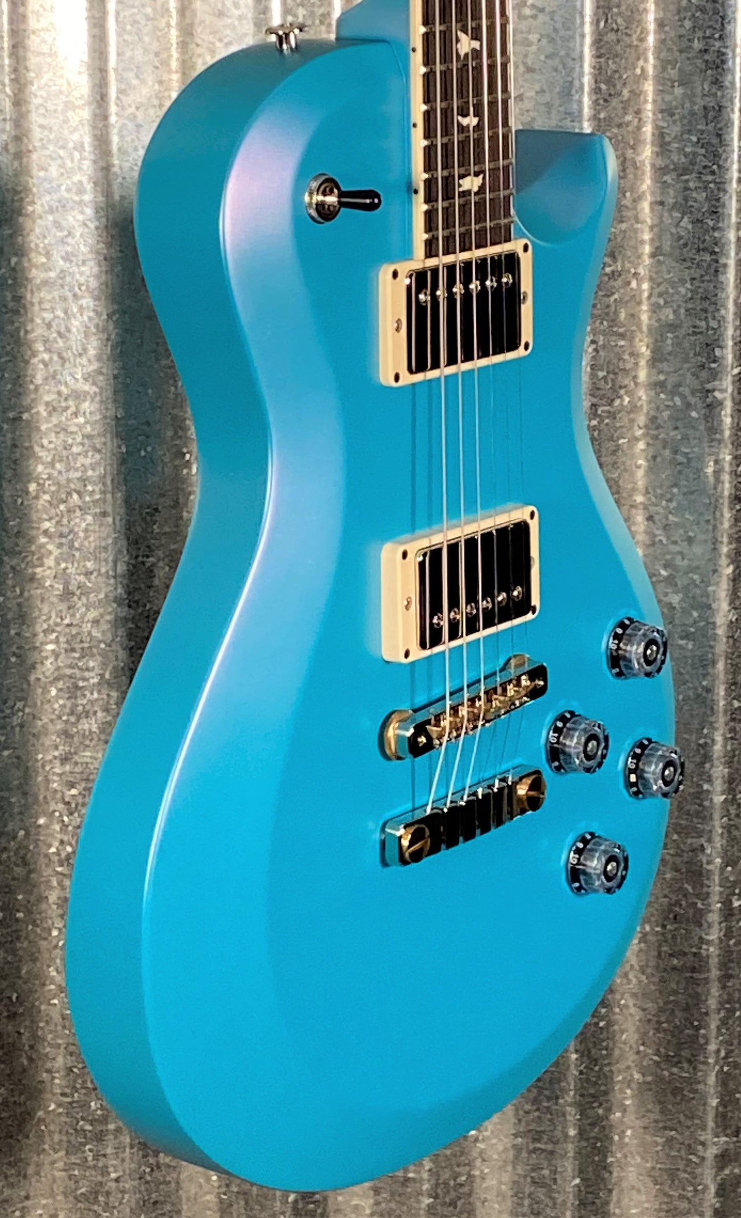 PRS Paul Reed Smith USA S2 Singlecut McCarty 594 Metallic Blue Satin Guitar & Bag #8492