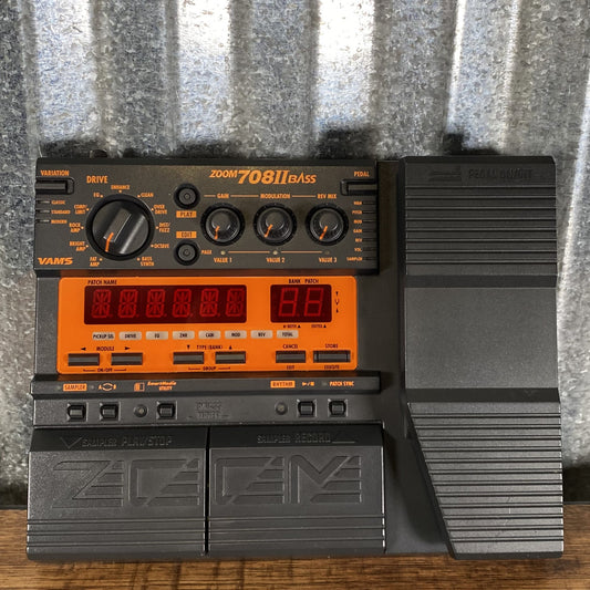 Zoom BFX708ii Bass Multi Effect Processor Used