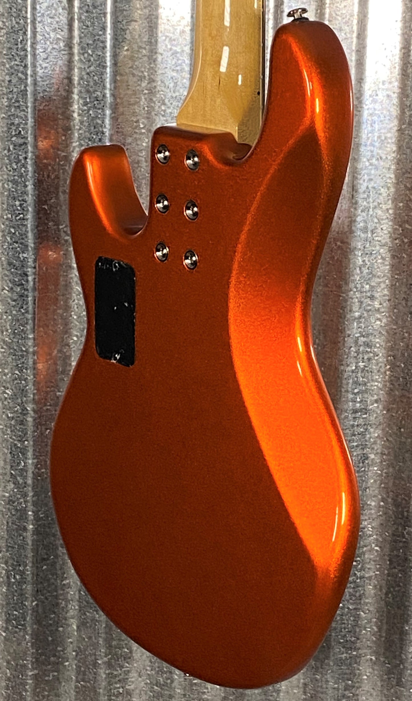 G&L USA CLF L-2500 S750 Tangerine 5 String Bass & Case #3319