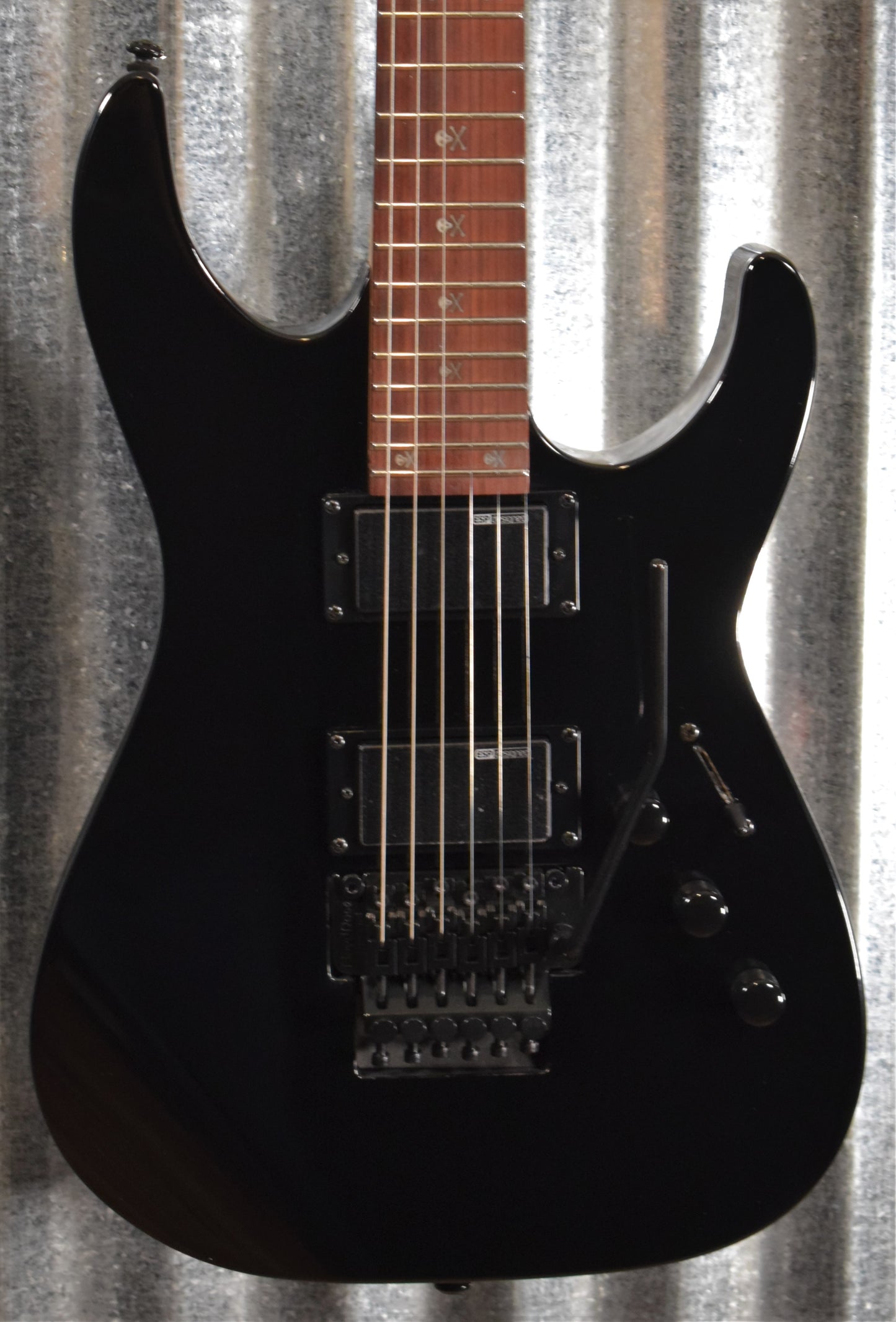 ESP LTD KH-202 Kirk Hammett Signature Gloss Black Guitar KH202 #0375