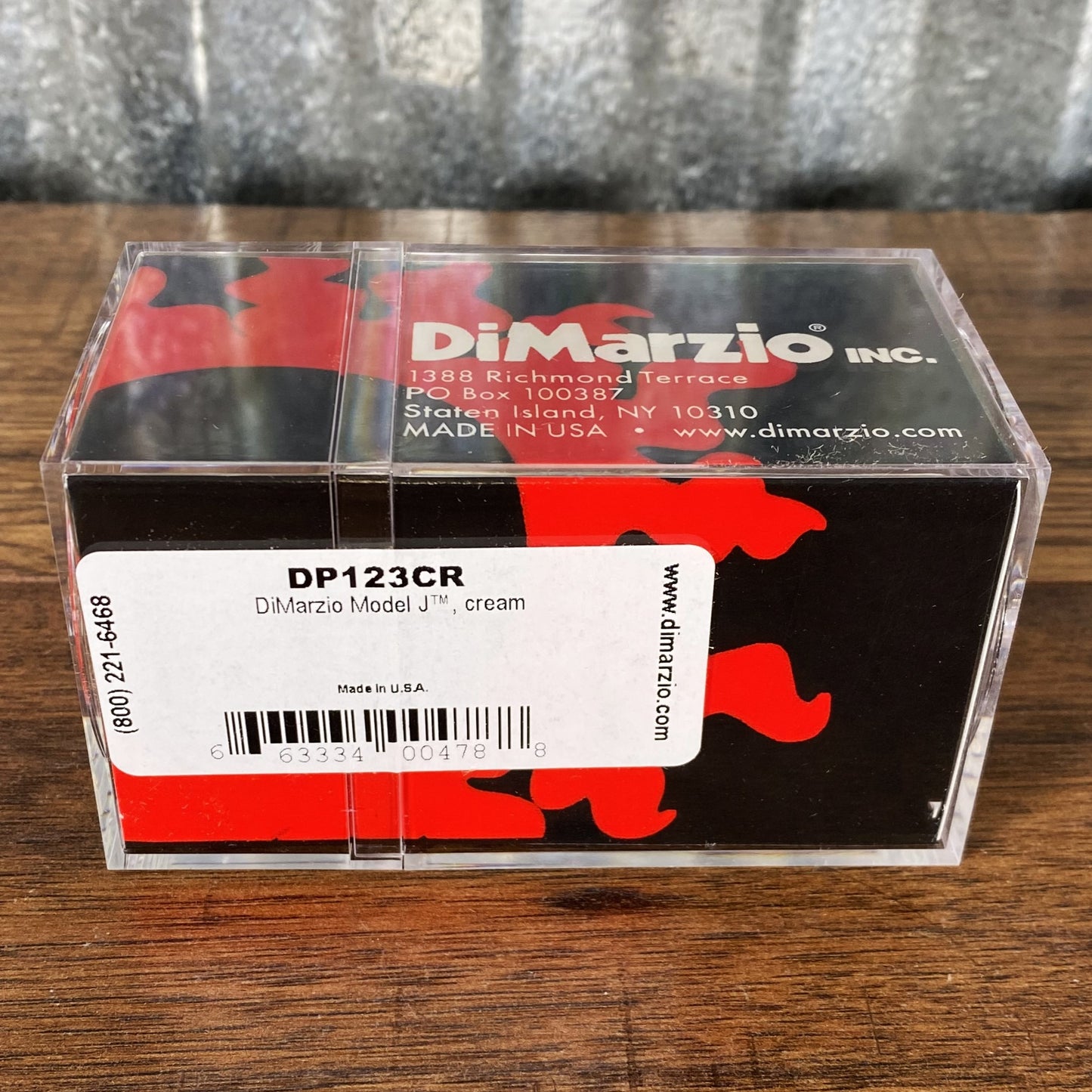 DiMarzio DP123 Model J Pair Jazz Bass Pickup Set DP123CR Cream