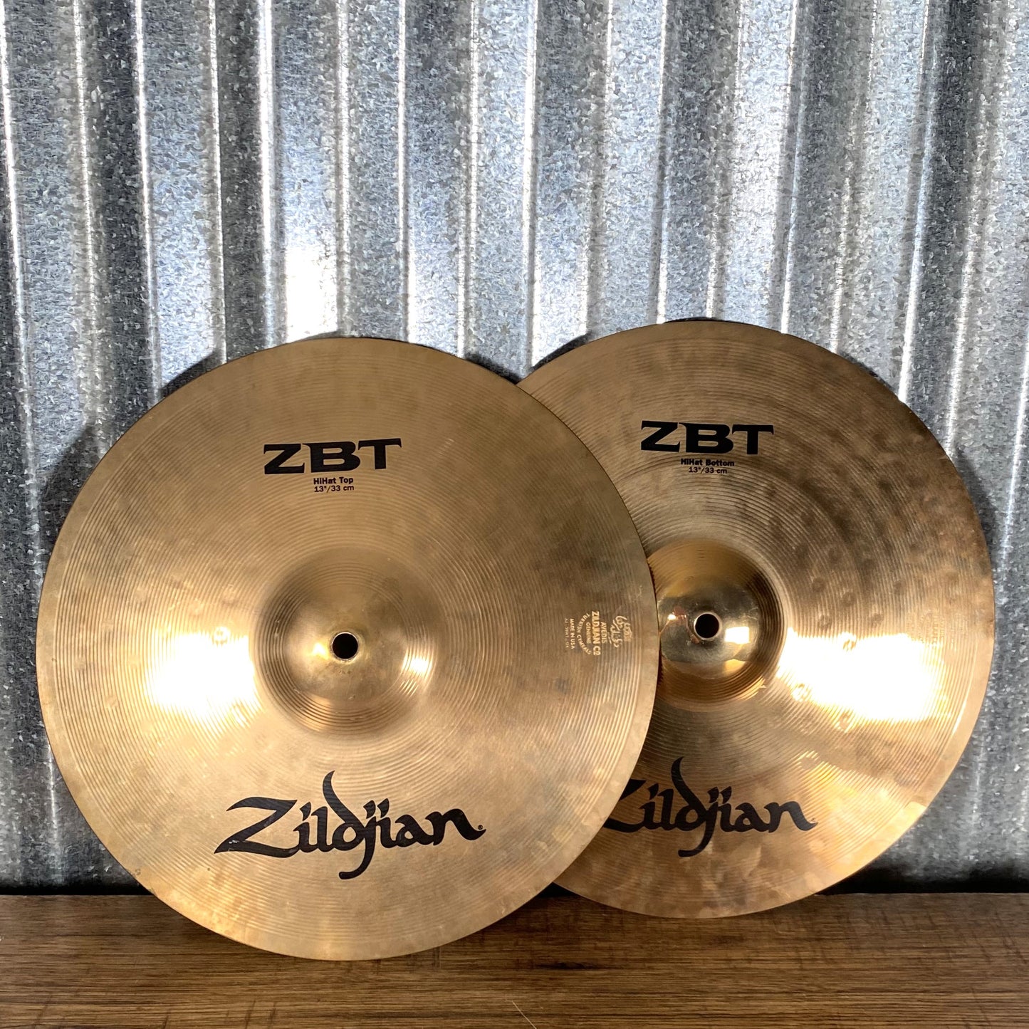 Zildjian ZBT Cymbal Set 18" Crash Ride 13" Hi-Hats 14" Crash Used