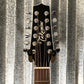 Takamine EF381SC12 Cutaway 12 String Acoustic Electric Guitar Black & Case Japan #0951