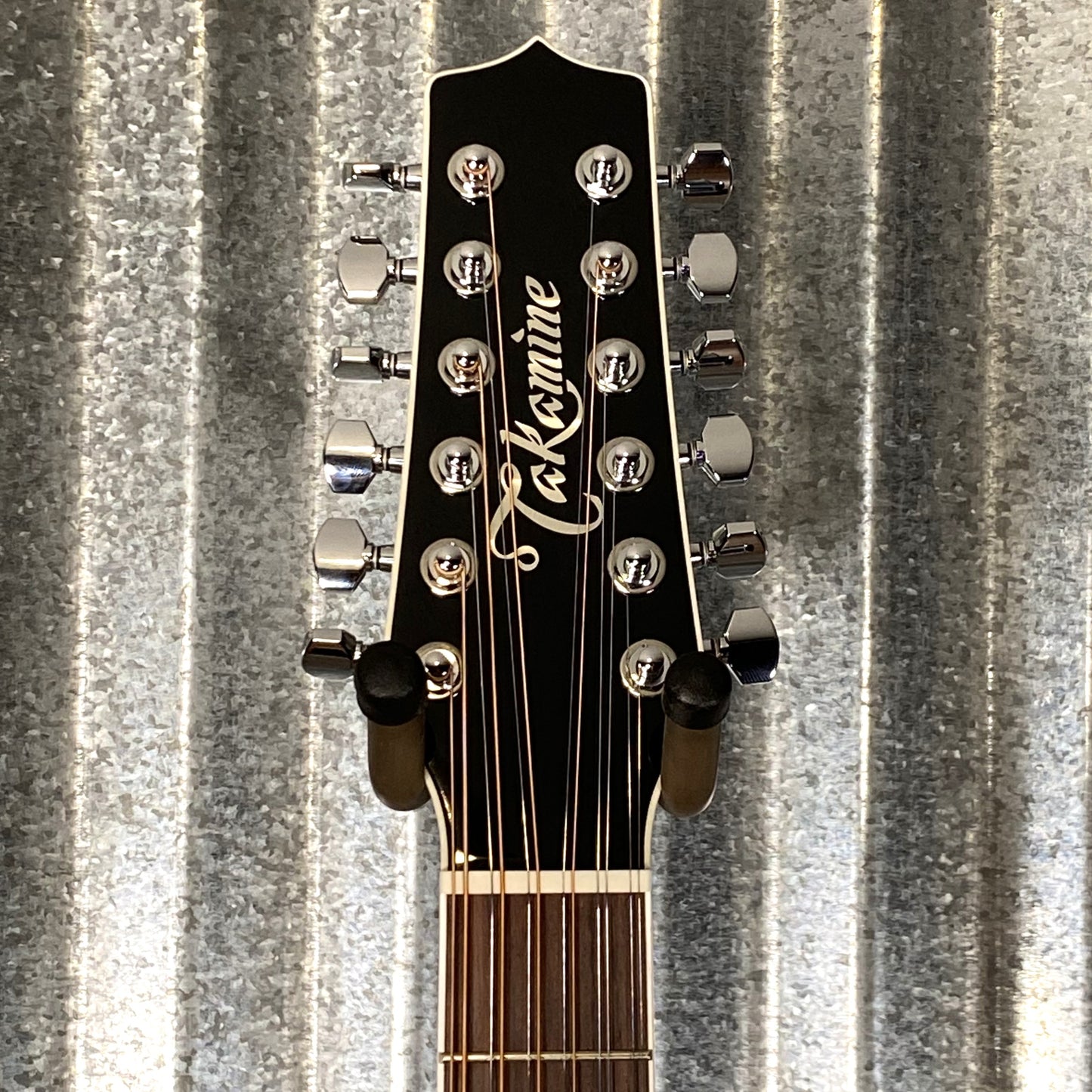 Takamine EF381SC12 Cutaway 12 String Acoustic Electric Guitar Black & Case Japan #0951