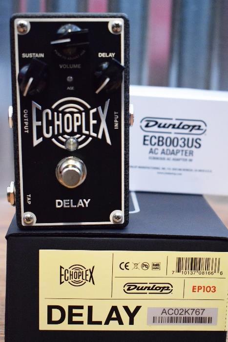 Dunlop EP103 Echoplex Tape Echo Delay Guitar Effect Pedal B Stock