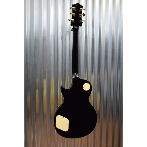 Kansas Guitar Company K-ESC8-N LP Flame Carved Top Dual Humbucker Guitar Used