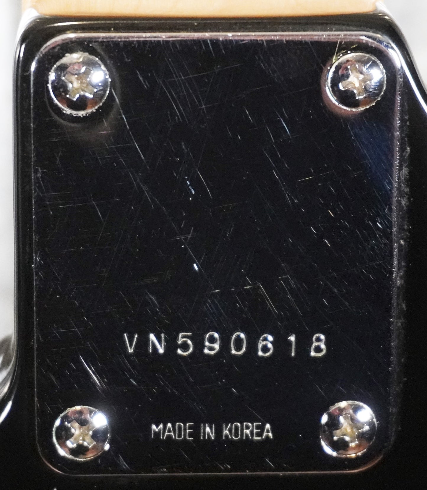 Fender Squier Stratocaster 1995 Korea Black Guitar & Case #0618 Used