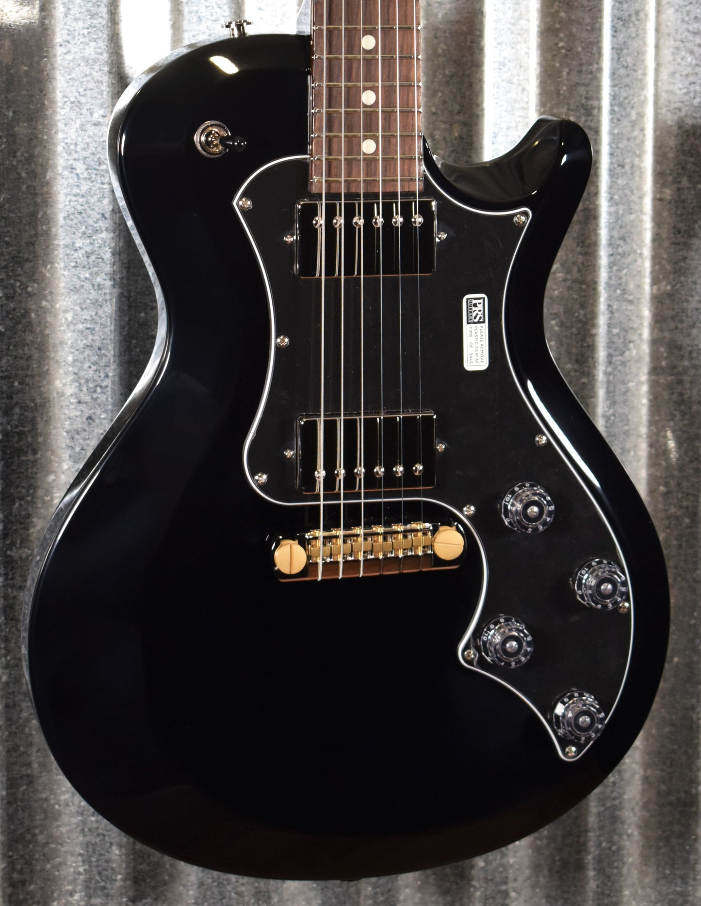 PRS Paul Reed Smith USA S2 Singlecut Standard 22 Black Guitar & Bag #1841