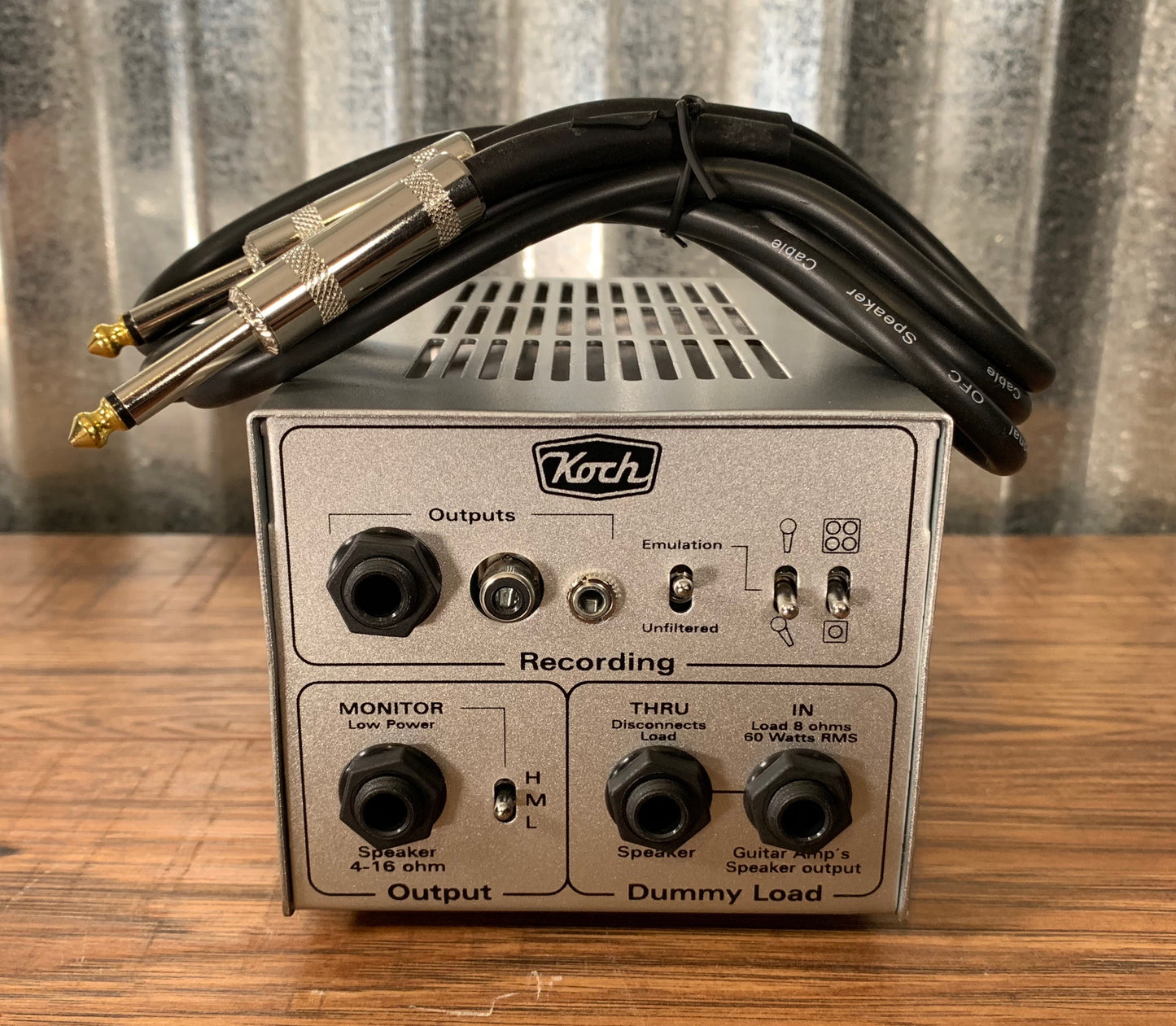 Koch DB60-HM Dummybox Home 60 Watt Guitar Amplifier Dummy Load Interface Demo