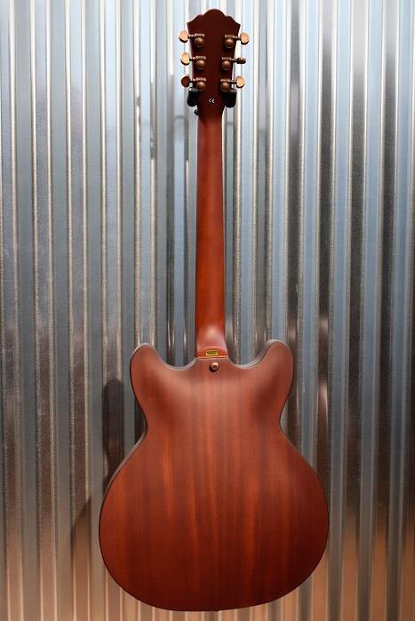 Washburn HB32DMK Distressed Matte Mahogony Semi Hollow Guitar #162