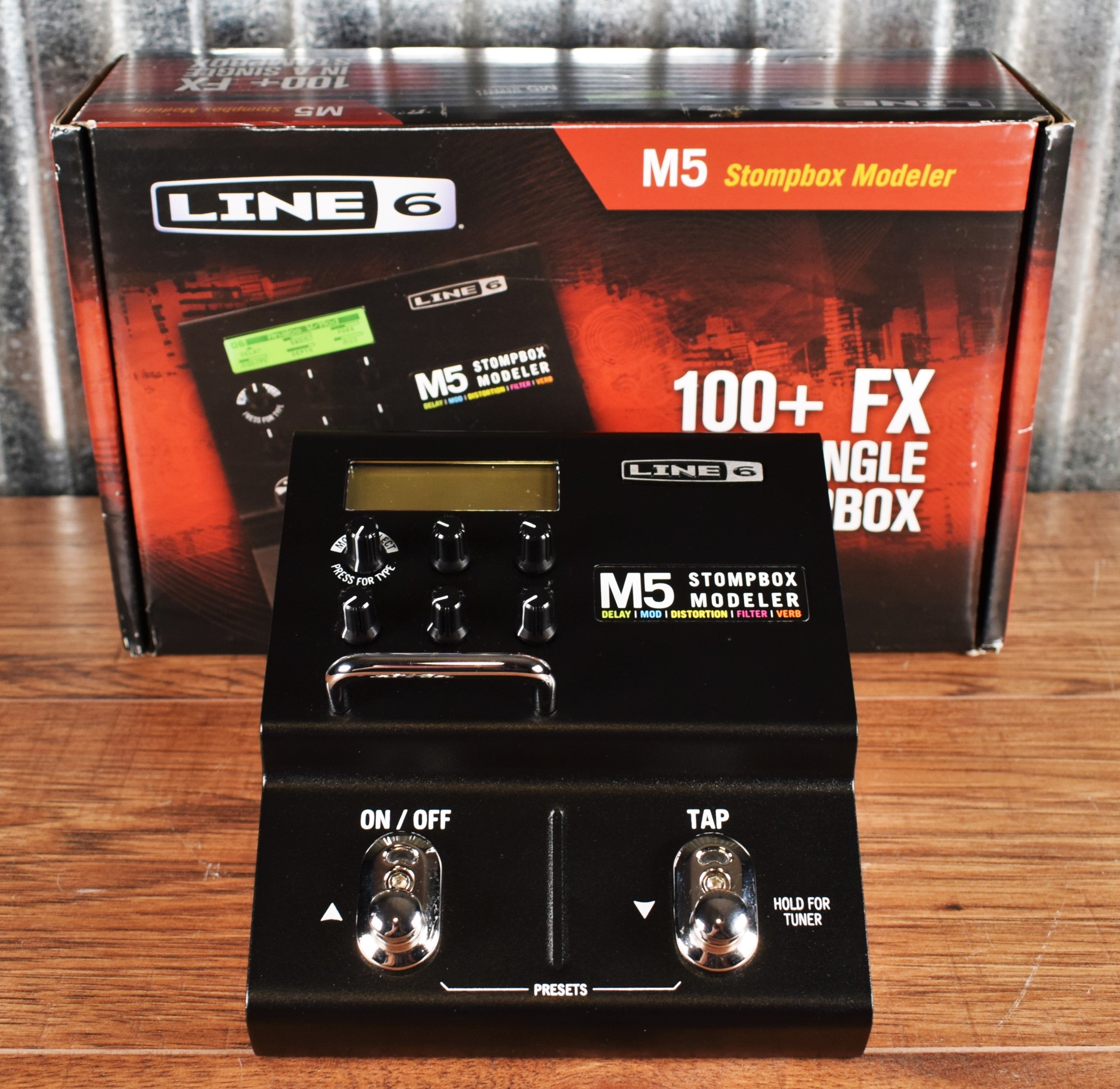 Line 6 M5 Stompbox Modeler Multi Guitar Effects Pedal #1 Used