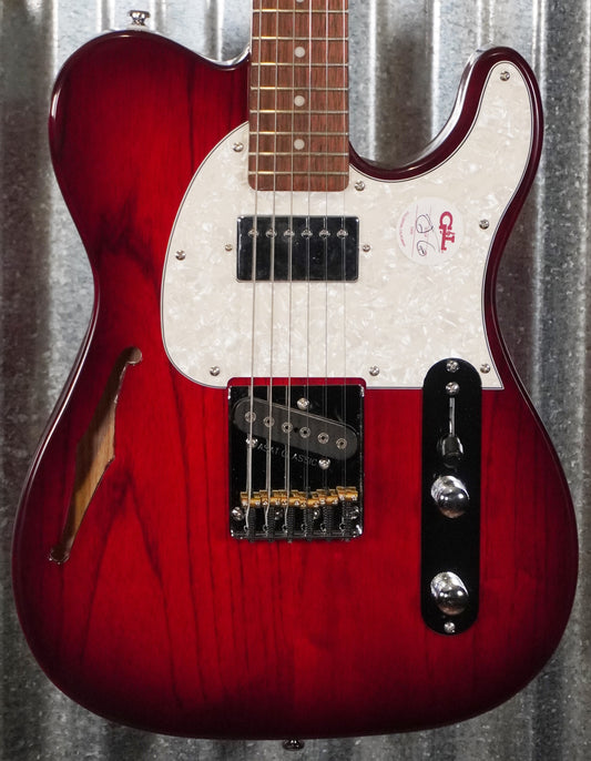 G&L Tribute ASAT Classic Bluesboy Semi Hollow Redburst Guitar Ash #6894 Used