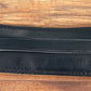 Levy's M25-BLK 5/8" Veg-tan Leather Classic 50's Pad Veg-tan Leather Guitar Strap Black