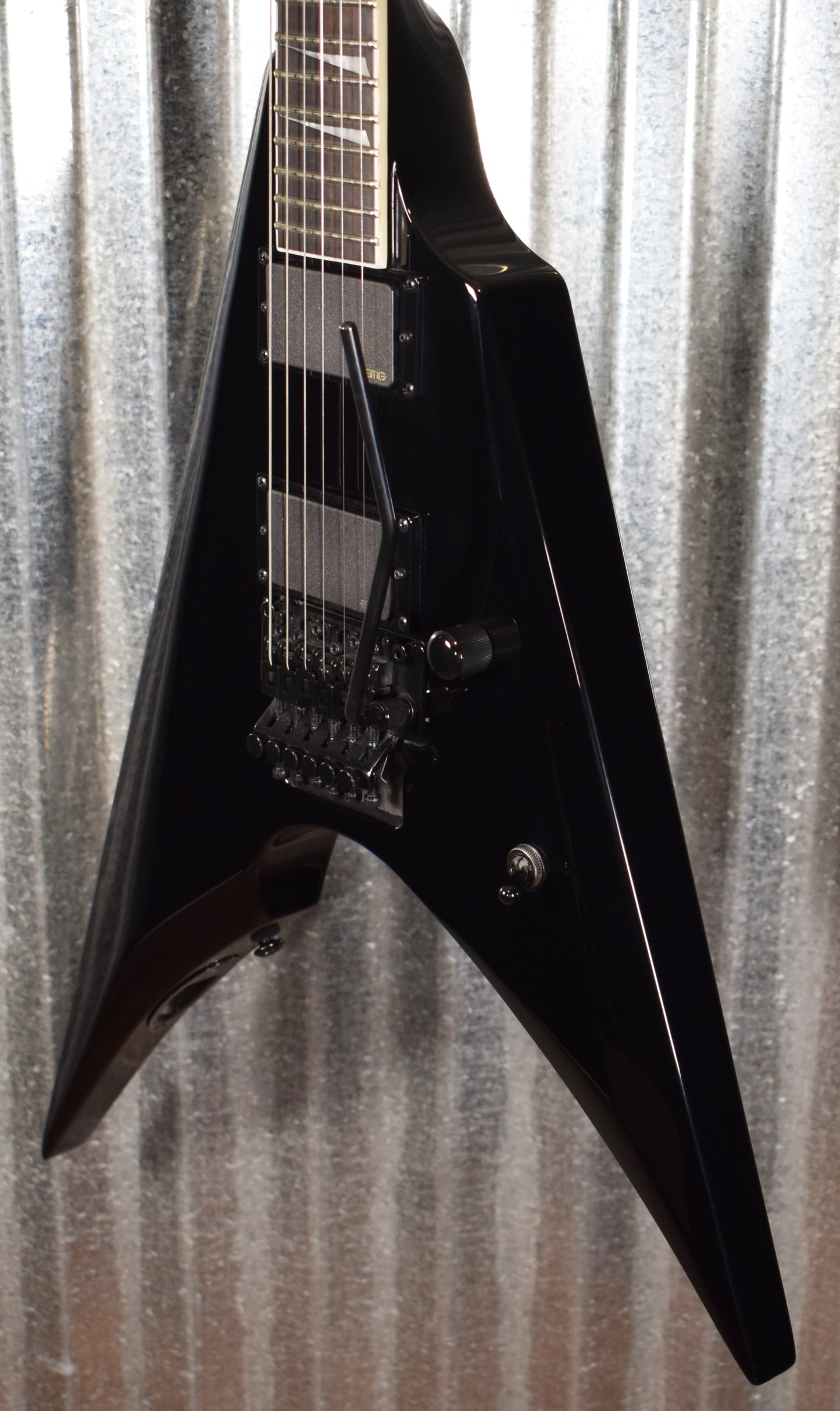 ESP LTD Arrow-401 Black V EMG Guitar LARROW401BLK #1746
