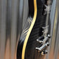 Hamer Guitars Sunburst Archtop Flame Trans Black Electric Guitar #742