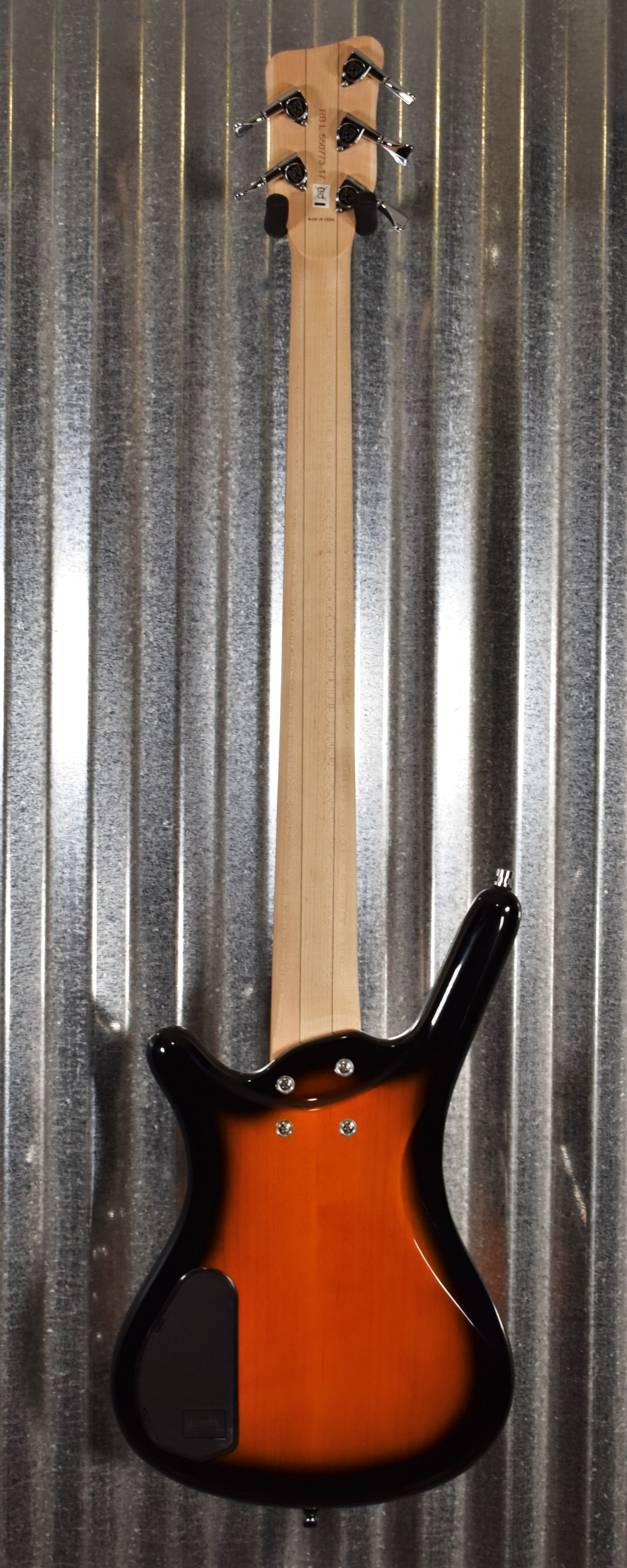 Warwick Rockbass Corvette Classic Almond Sunburst 5 String Bass & Bag #7317