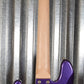 G&L USA JB-5 Plum Crazy 5 String Jazz Bass Rosewood Satin Neck & Case #6086