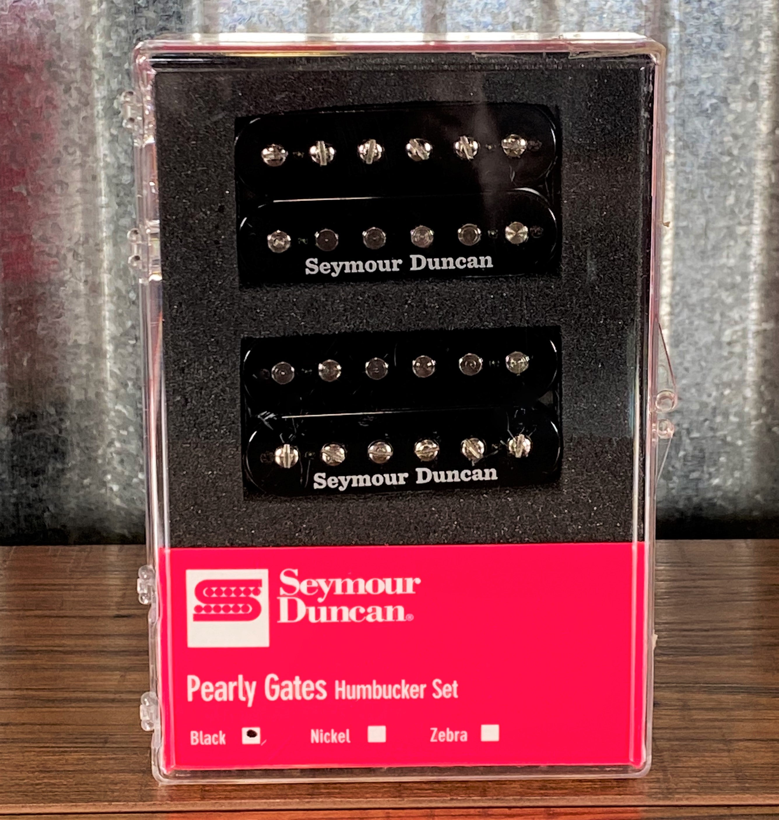 Seymour Duncan SH-PG1n & SH-PG1b Pearly Gates Neck & Bridge Humbucker  Guitar Pickup Set Black