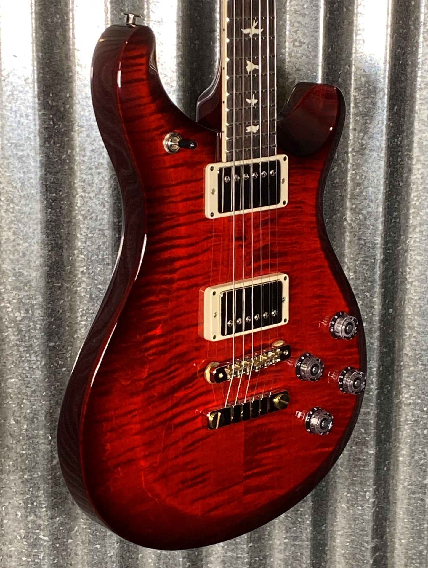 PRS Paul Reed Smith S2 594 McCarty Fire Red Burst Guitar & Bag #4766