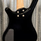 Warwick RockBass Corvette Basic Black Active Short Scale 4 String Bass & Bag #9621