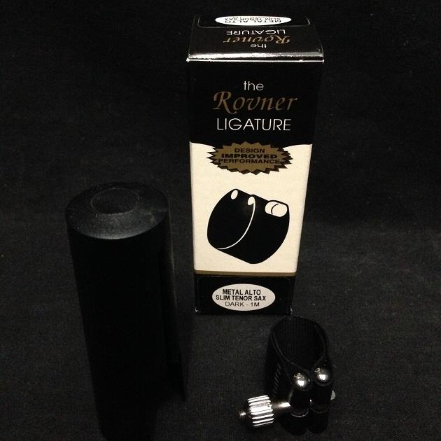 Rovner Dark-1M Metal Alto or Slim Tenor Saxophone Ligature & Mouthpiece Cap *
