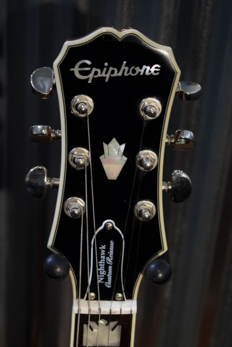 Epiphone Nighthawk Custom Reissue Honey Burst Electric Guitar & Case #0539 Used