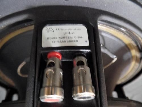 Wharfedale Pro D-669 400 Watt 8 Hom 12" Replacement Bass Speaker