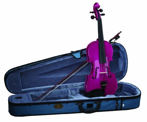 Stentor 1401PK-1/2 Harlequin Series Pink Violin Outfit