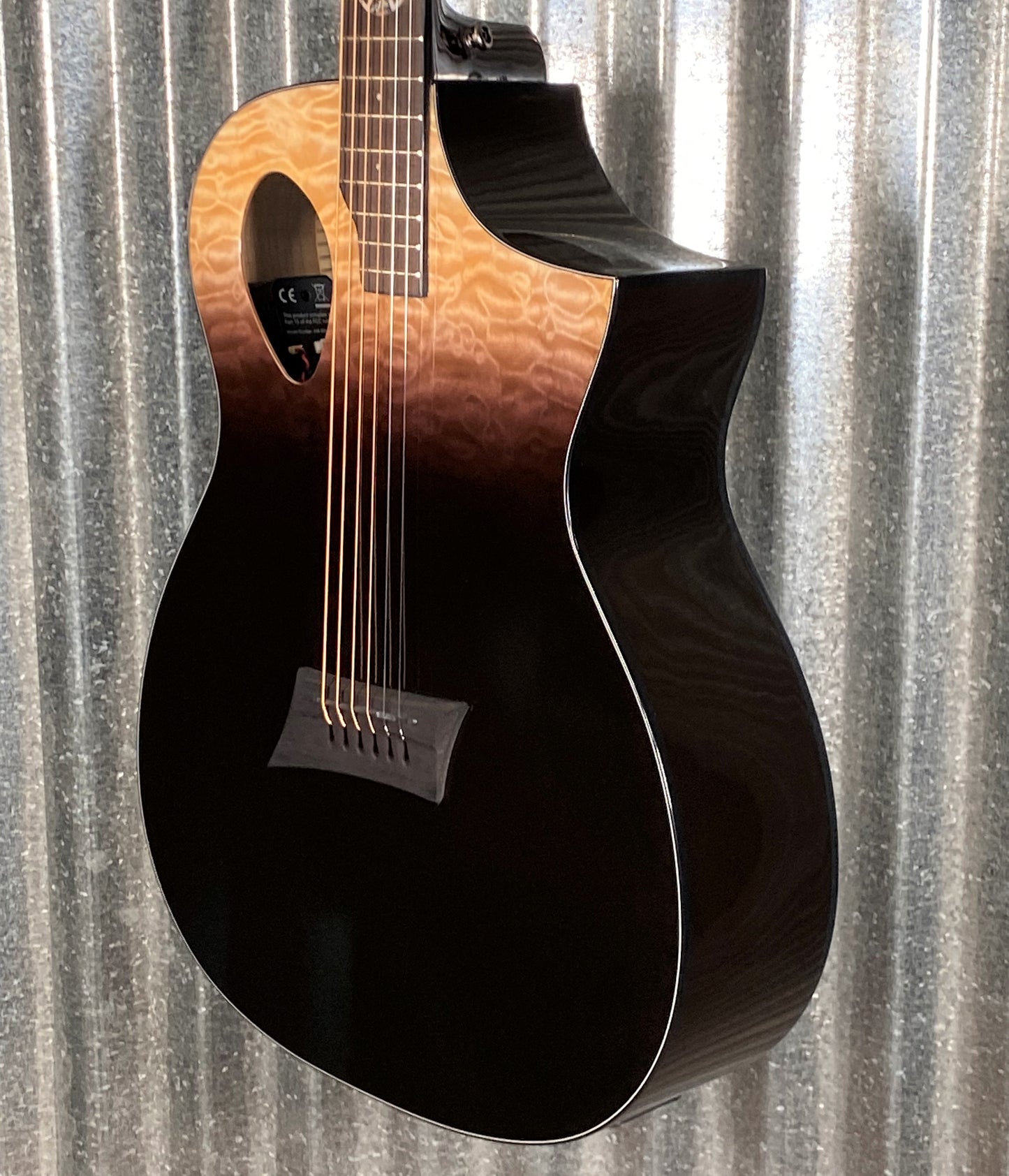 Michael Kelly MKFPQPESFX Forte Port X Partial Eclipse Acoustic Electric Guitar #3441