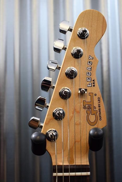 G&L Guitars USA Legacy HSS Graphite Metallic Frost Electric Guitar & Case #8821