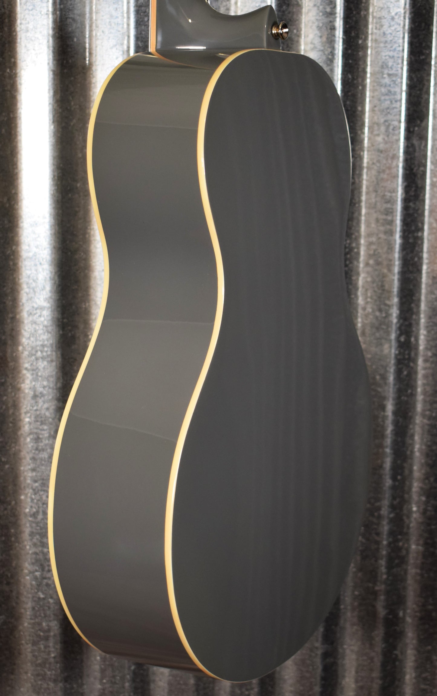 Ortega RGA-PLT Gaucho Nylon String Parlor Guitar Platinum Gray Guitar & Bag #0058