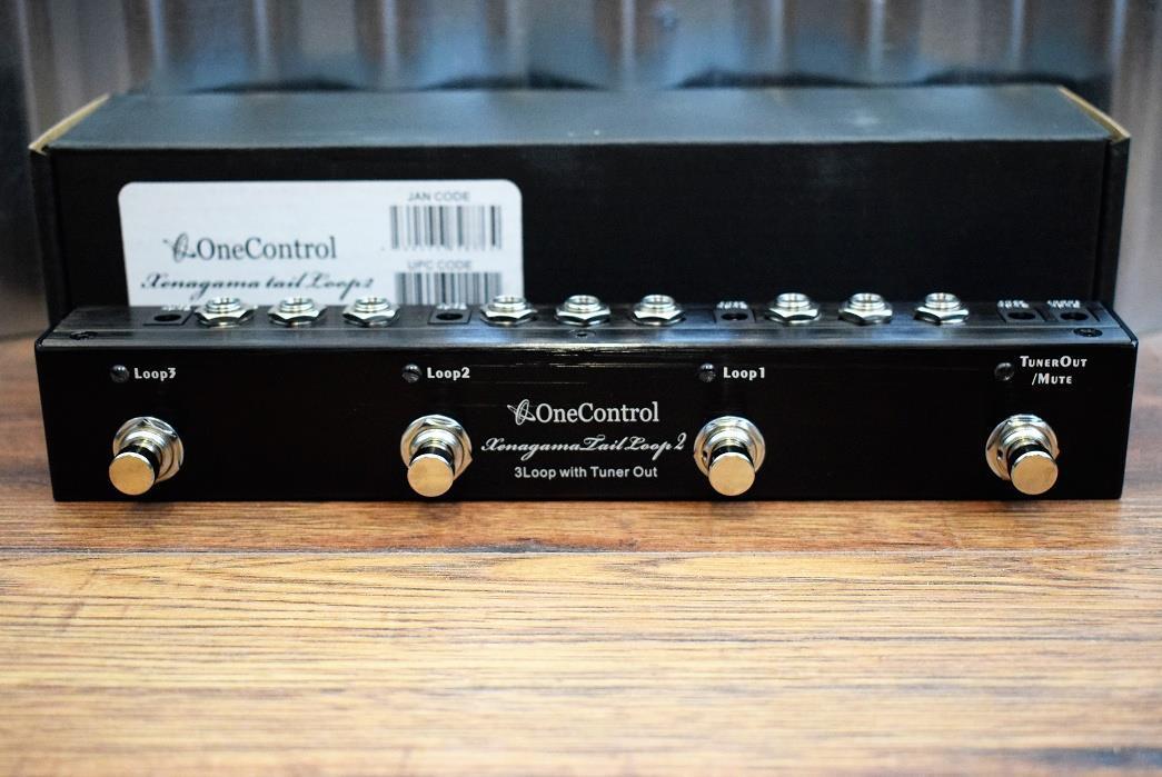 One Control Xenagama Tail Loop 2 Three Effect Loop Switcher & Power Distributor Pedal