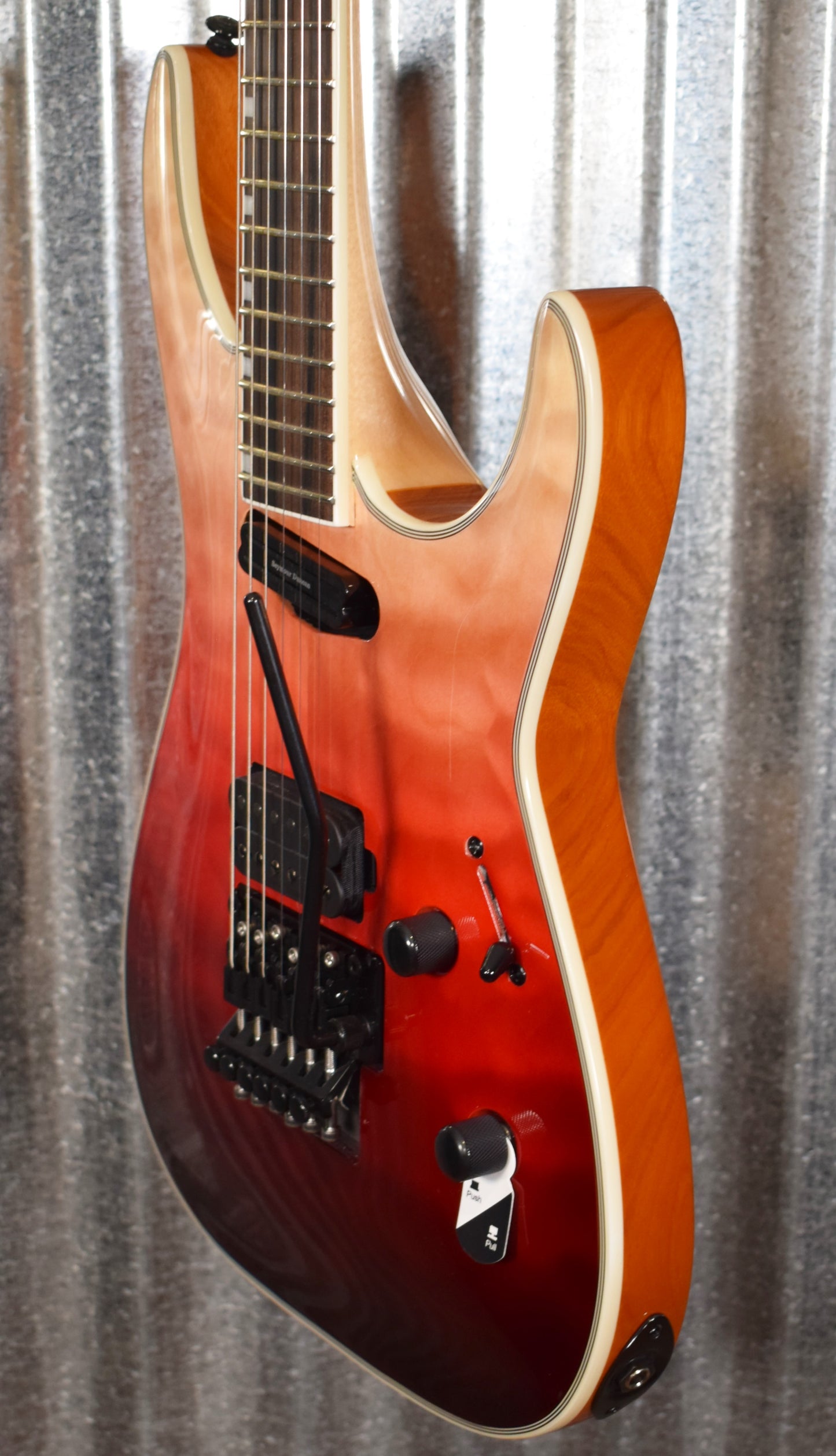 ESP LTD MH-1000 Quilt Top Black Cherry Fade Guitar LMH1000HSQMBCHFD #0754