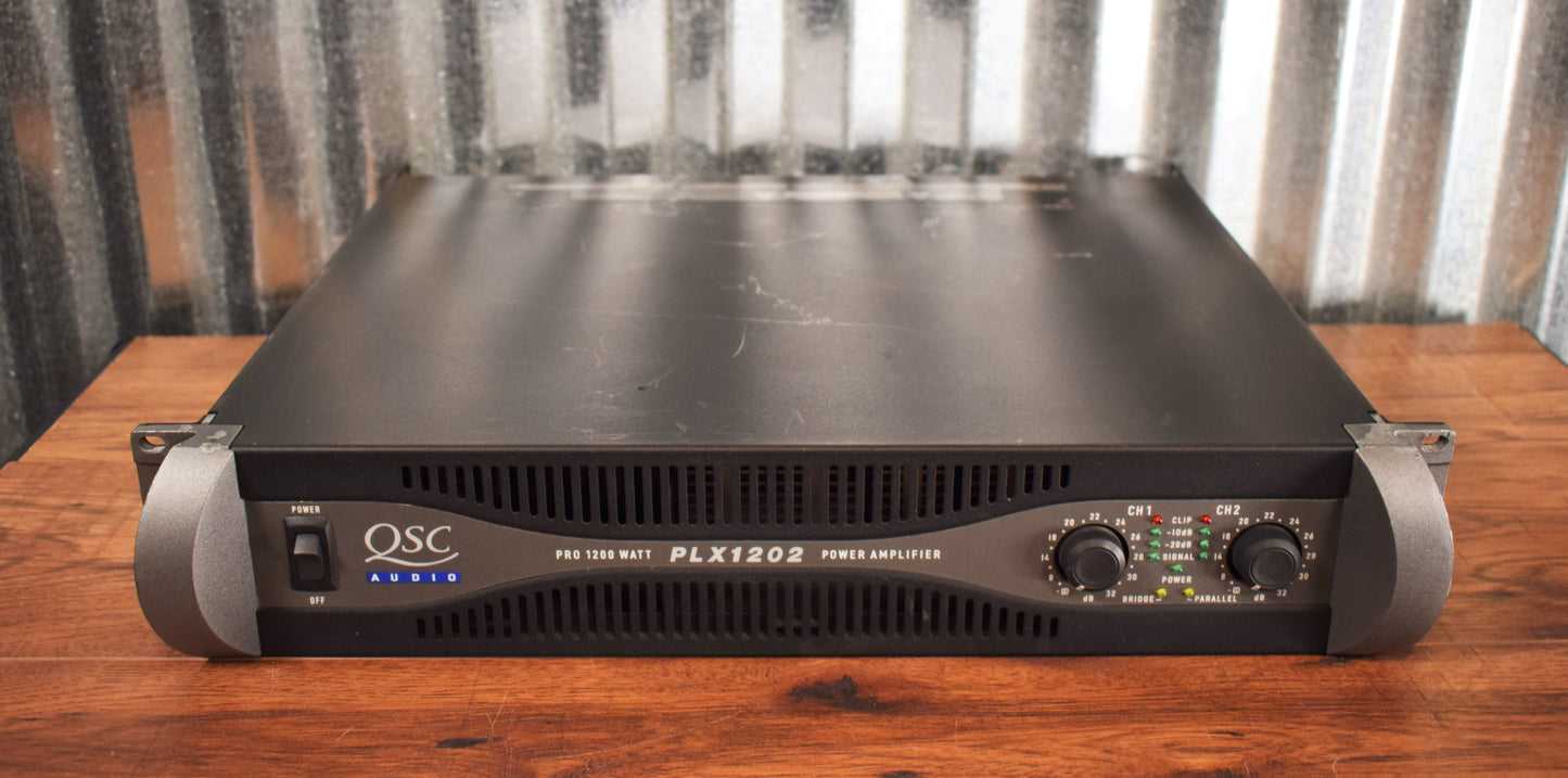 QSC Audio PLX1202 Pro 1200 Watt Two Channel Power Amplifier Used
