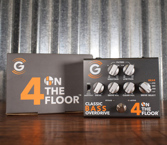 Genzler 4 On The Floor Classic Bass Overdrive Effect Pedal