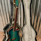 ESP LTD TL-6 Aqua Marine Mist Acoustic Electric Guitar & Case TL6FMAQMB #1740