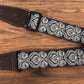 Levy's MGJ-001 2" Jacquard Weave Guitar Strap Blue White