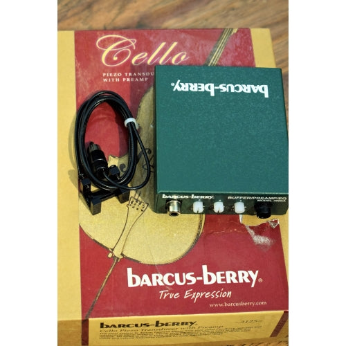 Barcus Berry 3125 Cello Piezo Pickup & Preamp System Used