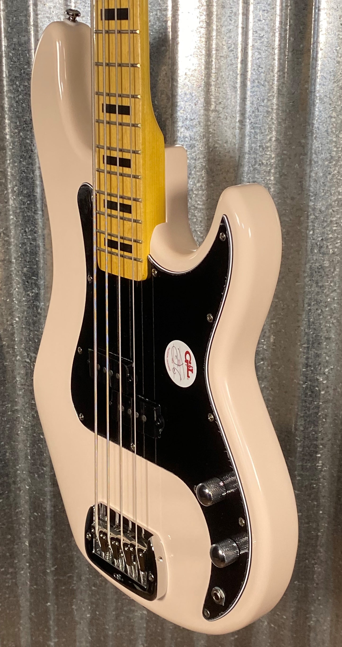 G&L Tribute LB-100 Olympic White 4 String Bass Blem #0481