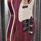 G&L Tribute Limited Edition ASAT Classic Semi Hollow Double Bound Lilac Guitar #0079