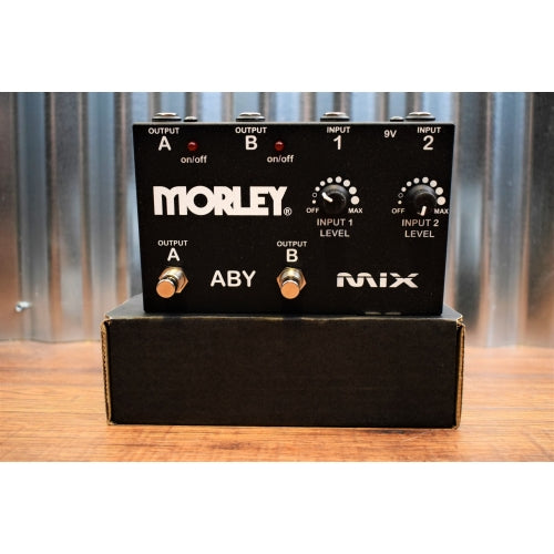 Morley ABY Mix Signal Mixer Combiner Switcher Guitar Effect Pedal