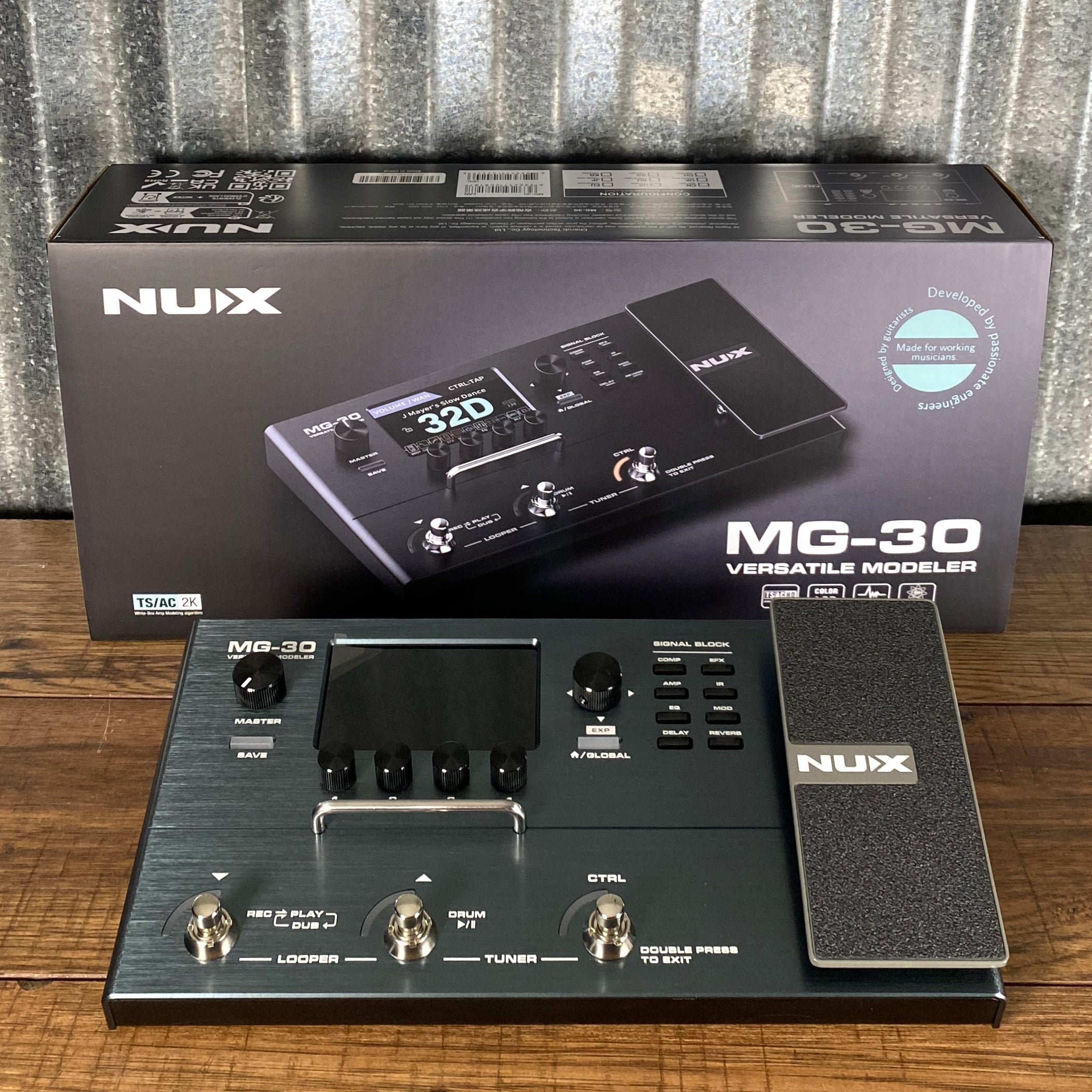 NUX MG-30 Modeling Multi-Effect IR Guitar Effect Pedal – Specialty