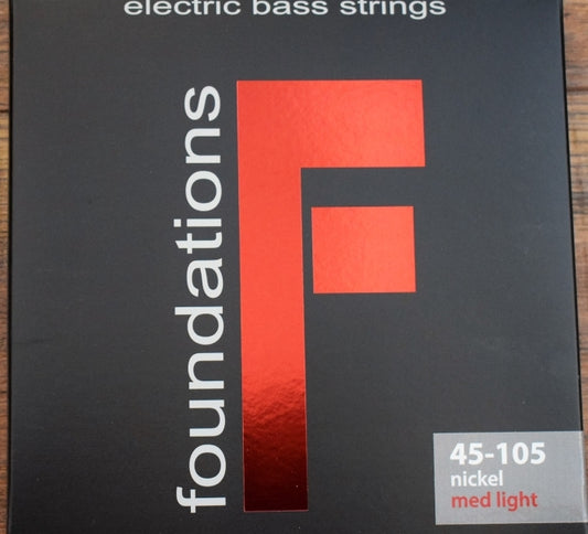 SIT Strings Foundations 4 String Medium Light Nickel Bass Set FN45105L